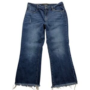 Liverpool Los Angeles Eco Logical Bootcut Jeans Womens 10/30 Raw Hem Stretch